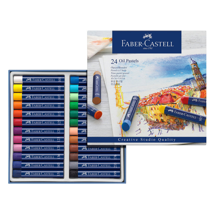 Faber-Castell Creative Studio Oil Pastels Set of 24