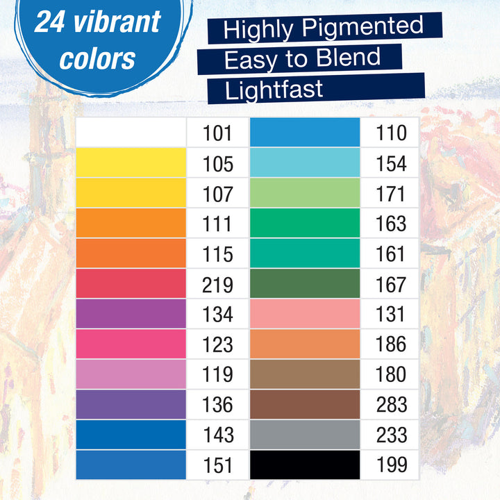 Faber-Castell Creative Studio Oil Pastels Set of 24