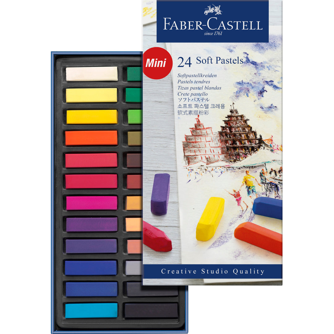 Faber-Castell Creative Studio Soft Pastels Mini Set of 24