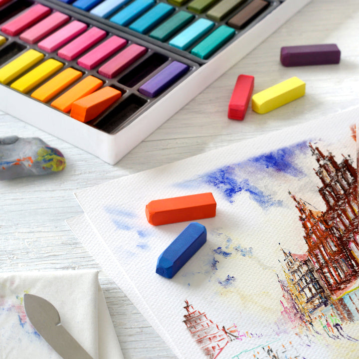 Faber-Castell Creative Studio Soft Pastels Mini Set of 48