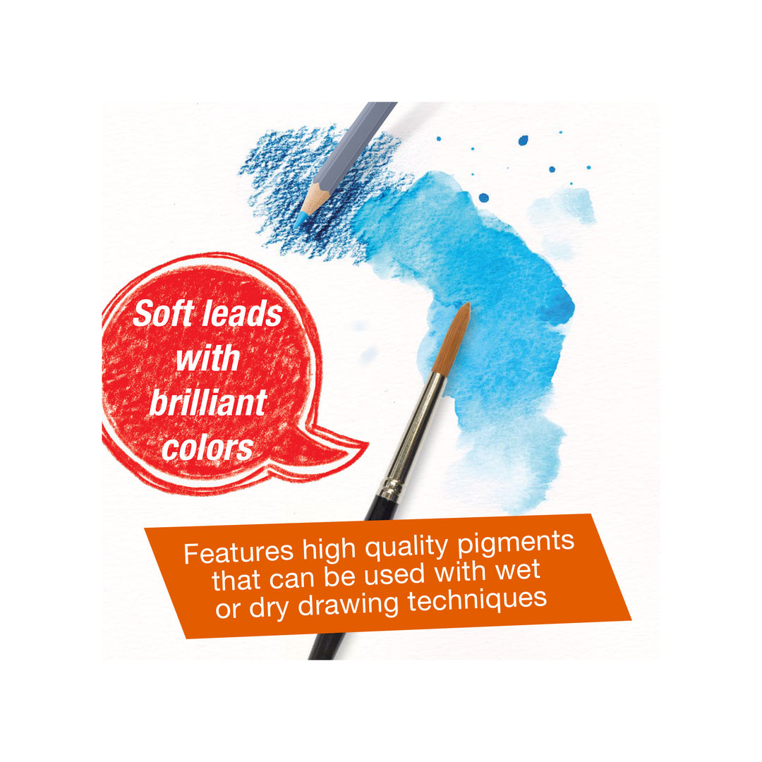 Faber-Castell Goldfaber Aqua Watercolour Pencil Tin of 36
