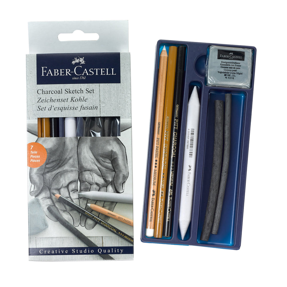 Faber-Castell Goldfaber Charcoal Sketch Set