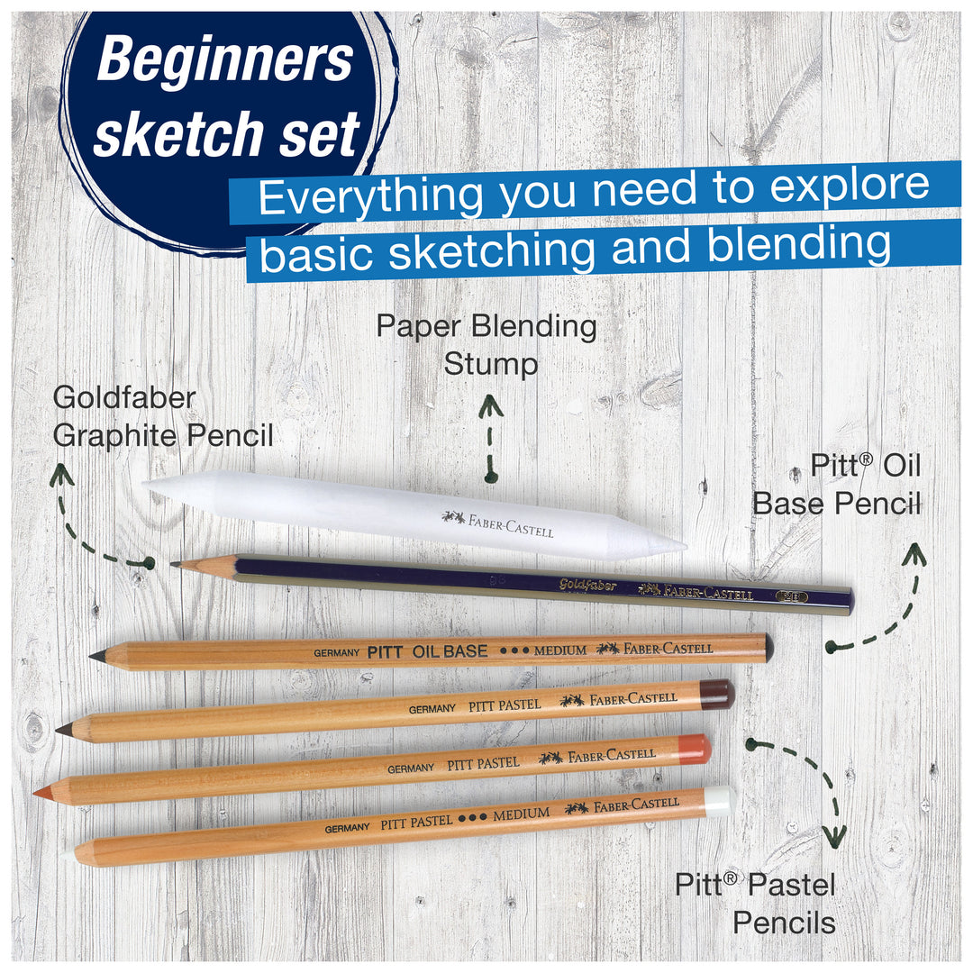 Faber-Castell Goldfaber Classic Sketch Set Monochrome