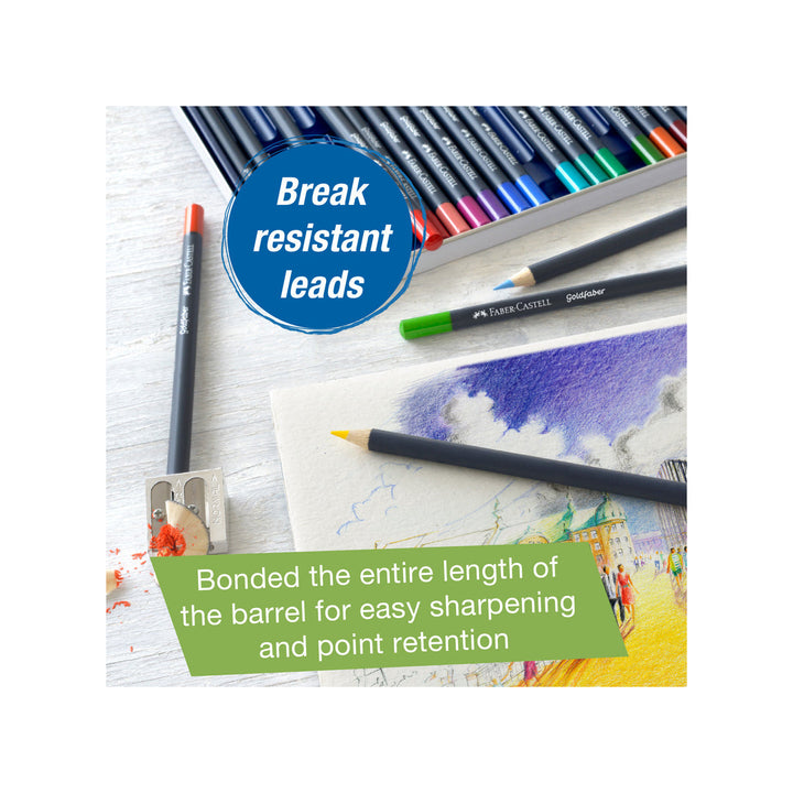 Faber-Castell Goldfaber Colour Pencil Tin of 12