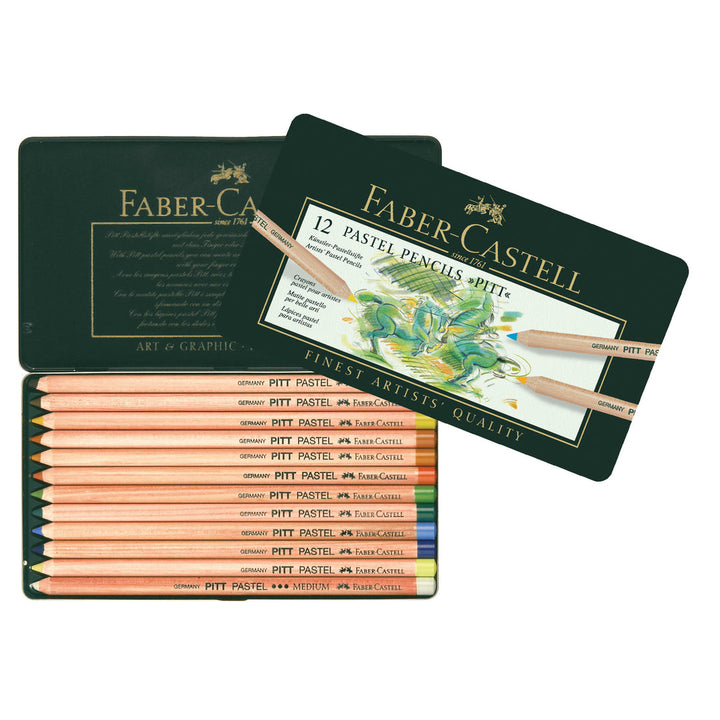 Faber-Castell PITT Pastel Pencil Set of 12