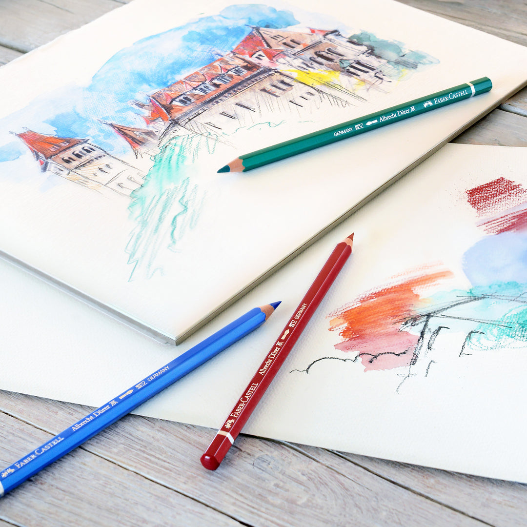 Faber-Castell Polychromos Artist Watercolour Pencil Set of 36 with Brush