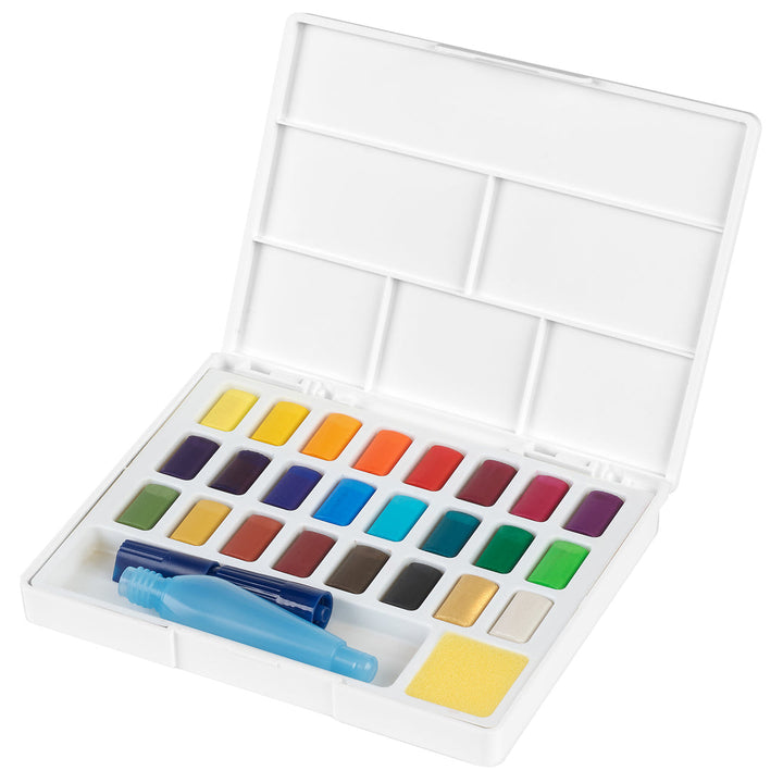 Faber-Castell Watercolours In Pans 24ct Set