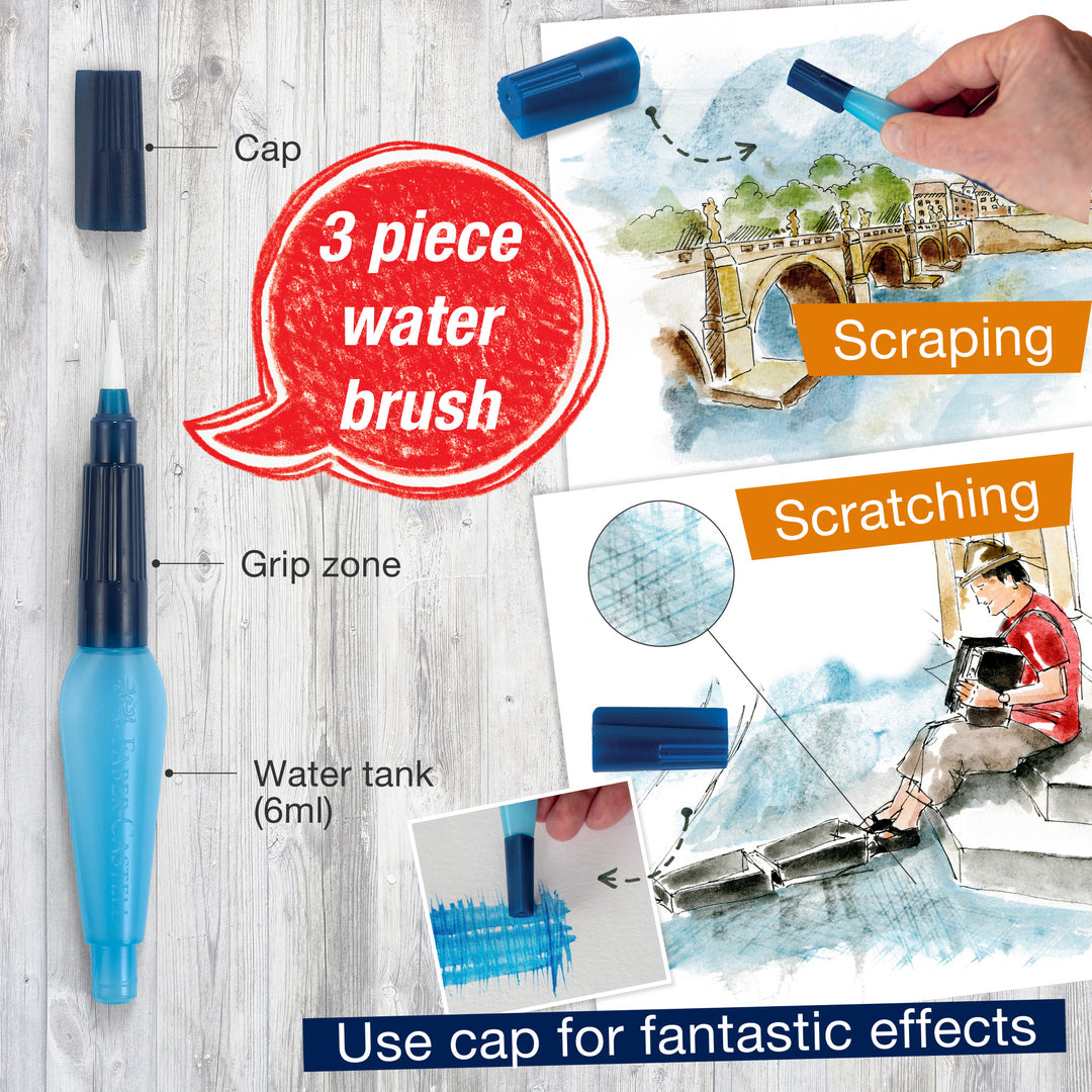 Faber-Castell Watercolours In Pans 24ct Set