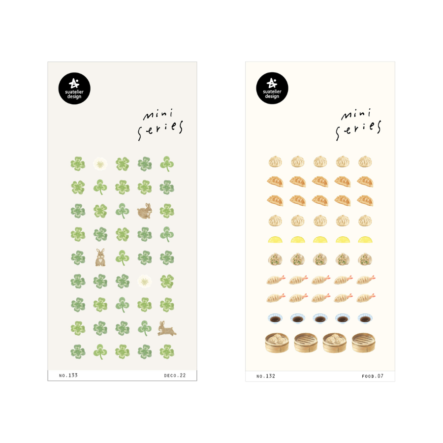 Suatelier Sticker Mini Series - Deco.22 (Clover Field) — angle view