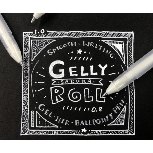 Load image into Gallery viewer, Sakura Gelly Roll Gel Pens, Opaque Bright White Ink, Medium Point
