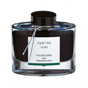 Pilot Iroshizuku 50ml Ink Bottle Fountain Pen Ink - Syo-ro (Grey Turquoise)