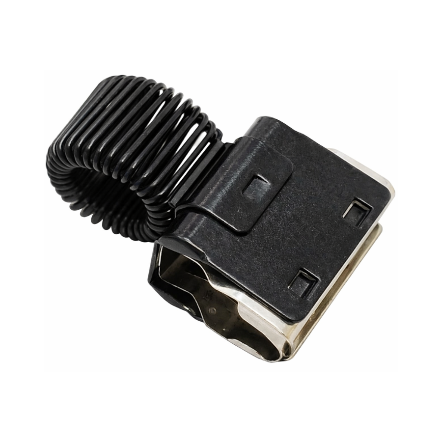 Hightide Slide Clip with Pen Holder - Black — side view
