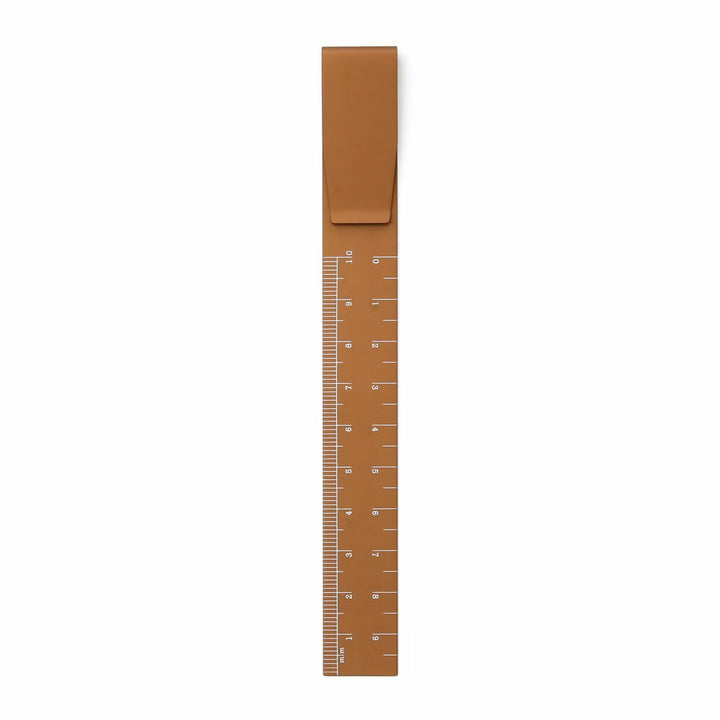 Long Brown Ruler Hightide Clip Ruler - Brown – Cityluxe