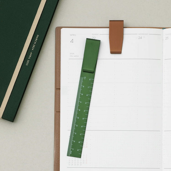 Hightide Clip Ruler - Green — side view