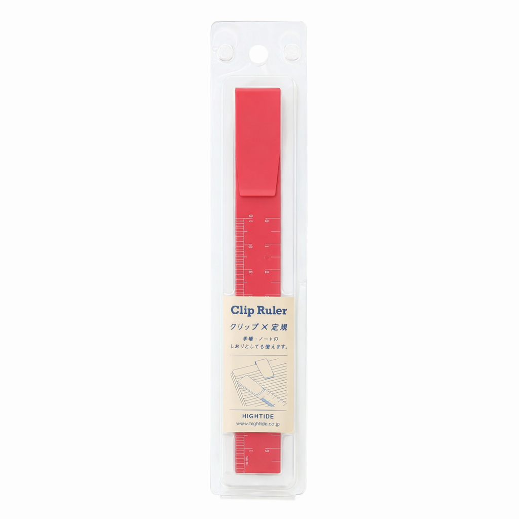 Hightide Clip Ruler - Pink — with packaging