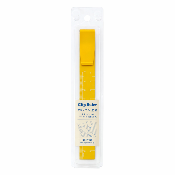 Hightide Clip Ruler - Yellow