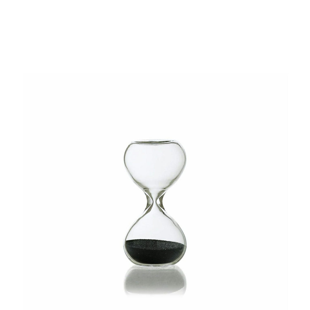 Hightide Miniature Hourglass - Black – colour view
