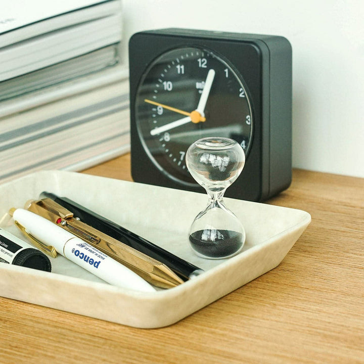 Hightide Miniature Hourglass - Black – detail view
