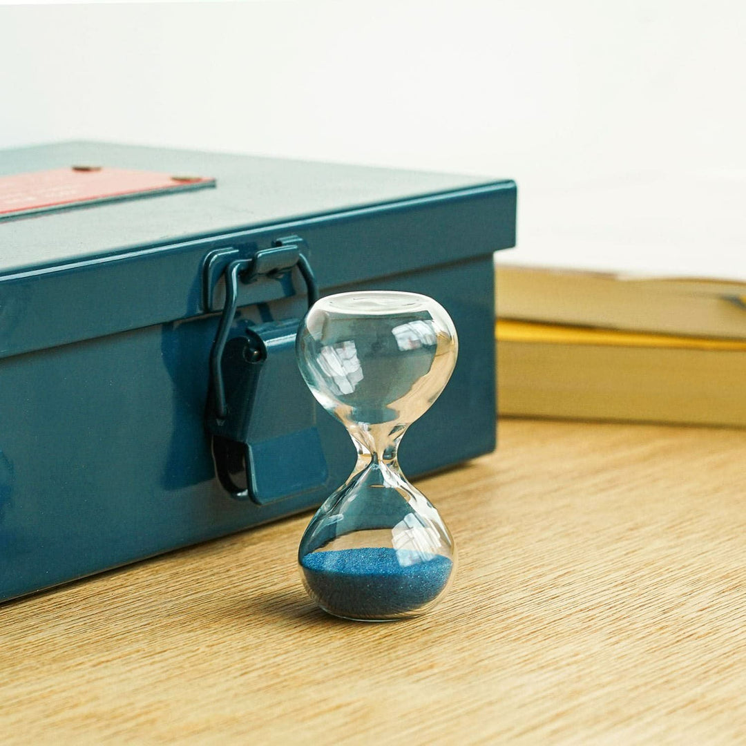 Hightide Miniature Hourglass - Blue – detail view