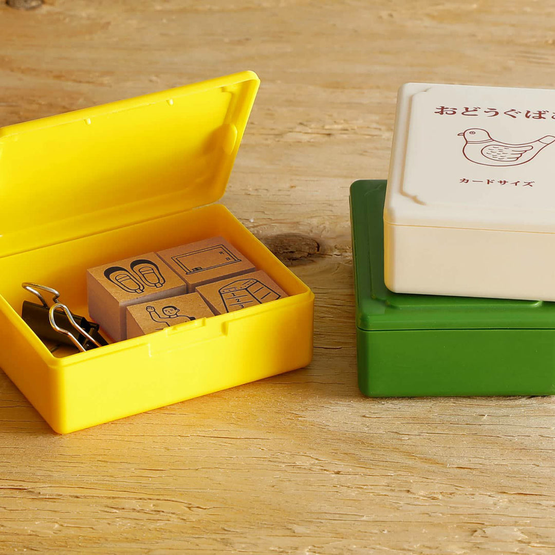 A cute, retro-inspired mini toolbox that helps you organize small essentials in style—perfect for desks, bags, and on-the-go storage.