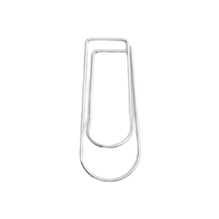 Hightide Pen Hook Clip - Silver — front view