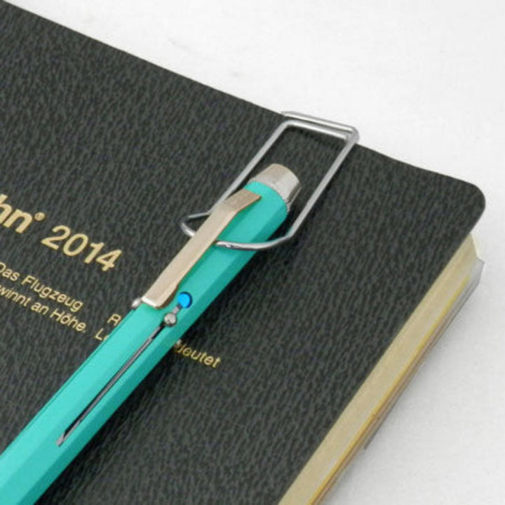 Hightide Pen Hook Clip - Silver — side view