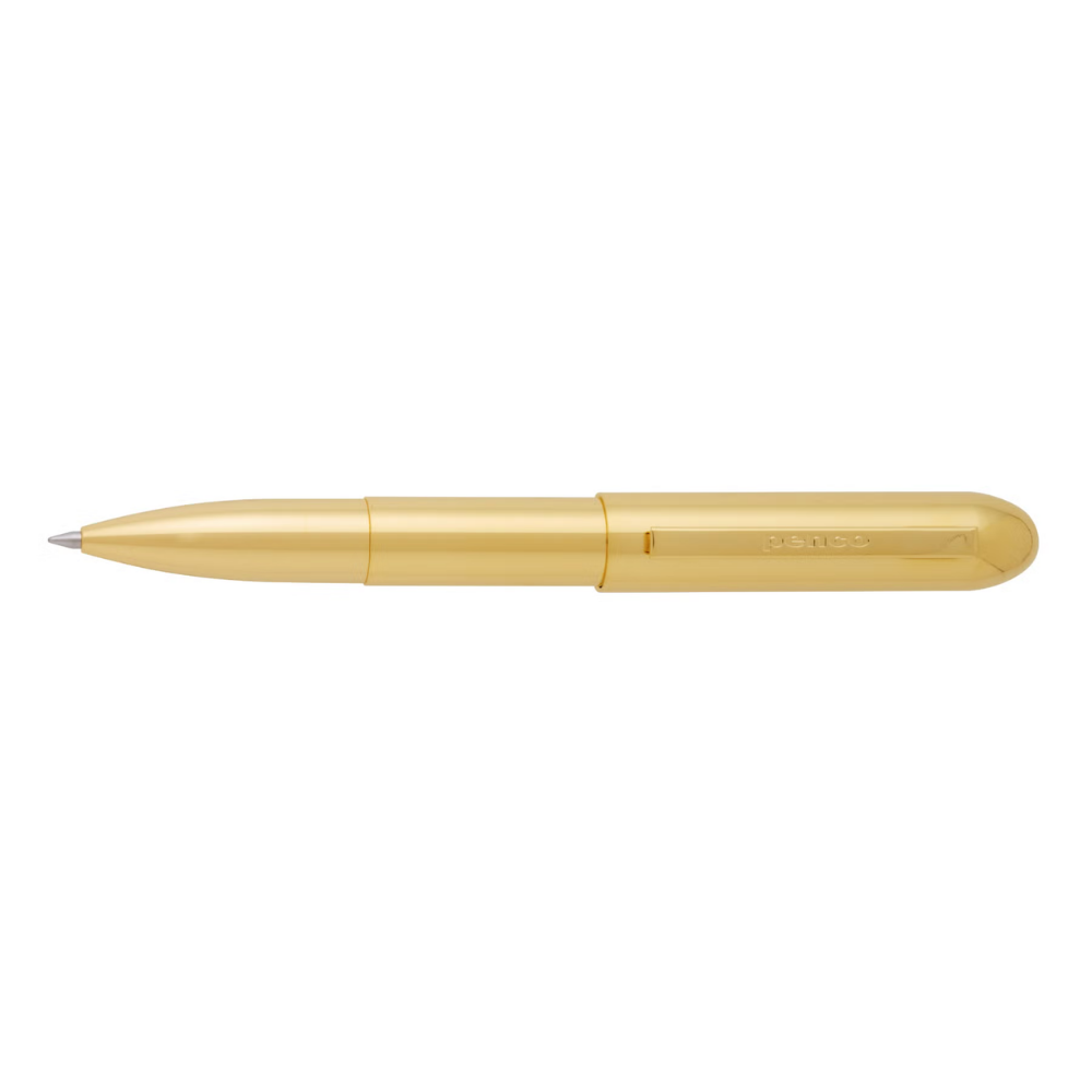 Hightide Penco Brass Ballpoint Pen - Gold