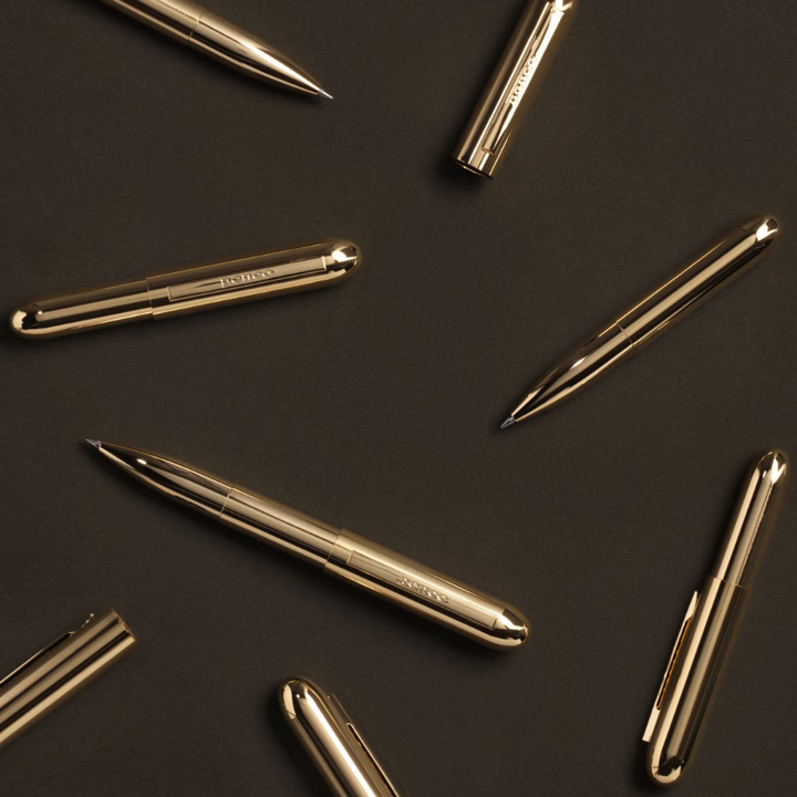 Hightide Penco Brass Ballpoint Pen - Gold