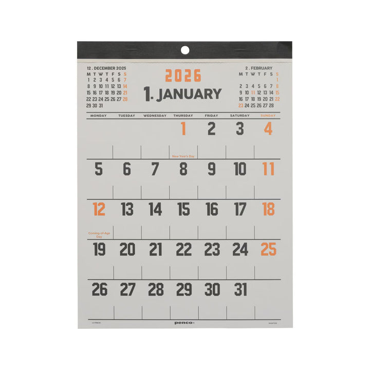 Hightide Penco Calendar 2027 - A4