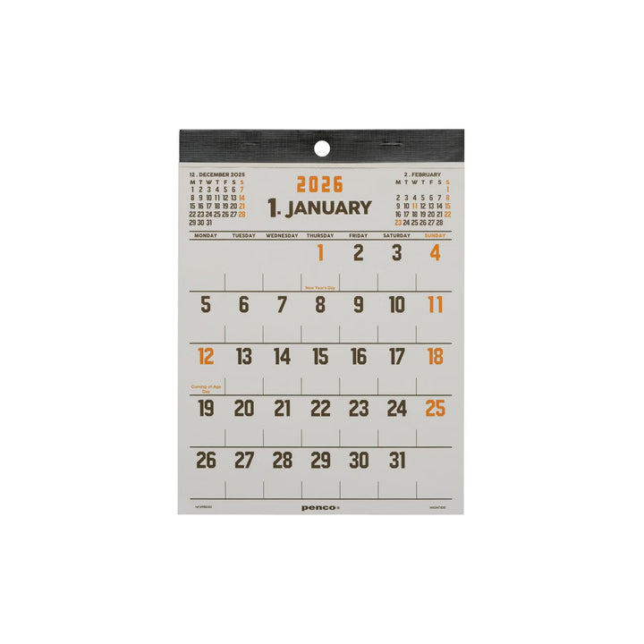 Hightide Penco Calendar 2027 - A5