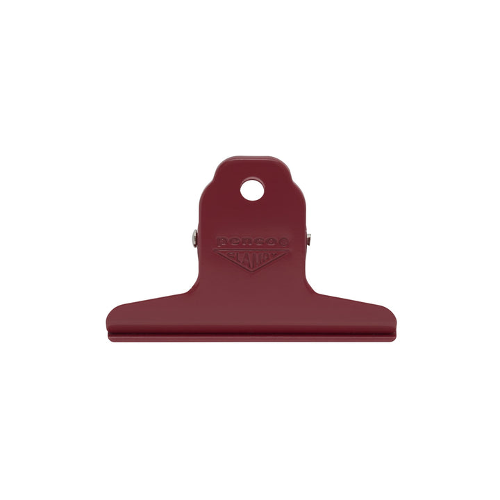 Penco Clampy Clip Color S in red, small steel clip by Hightide