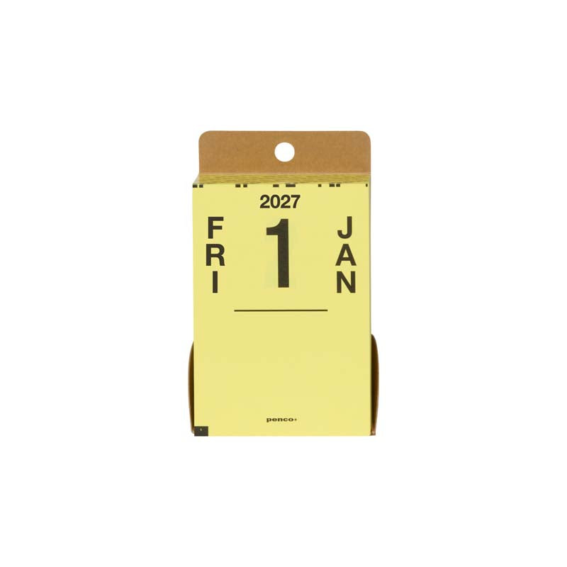 Hightide Penco Memo Block Calendar 2027