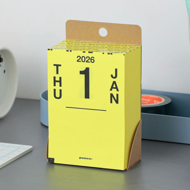 Hightide Penco Memo Block Calendar 2027