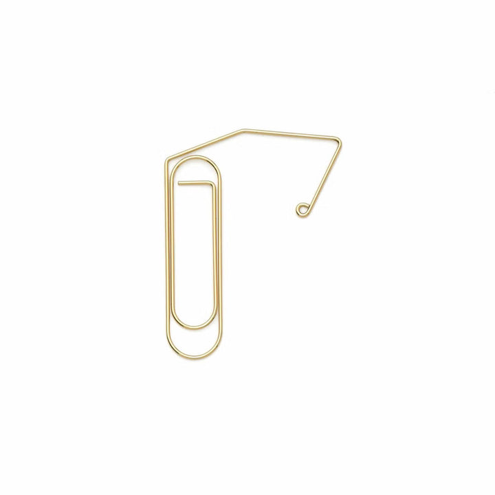 Hightide Wire Clip Bookmarker - Gold — front view