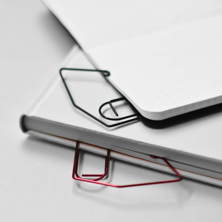 Hightide Wire Clip Bookmarker - Red