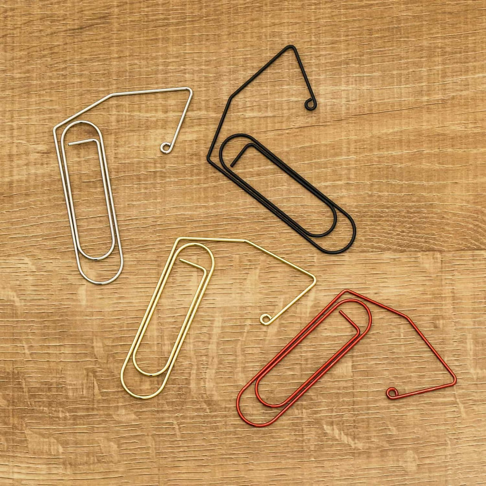 Hightide Wire Clip Bookmarker - Silver