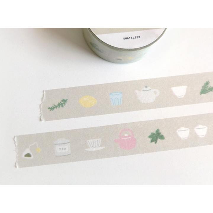 Suatelier Masking Tape - illust.01 — with packaging