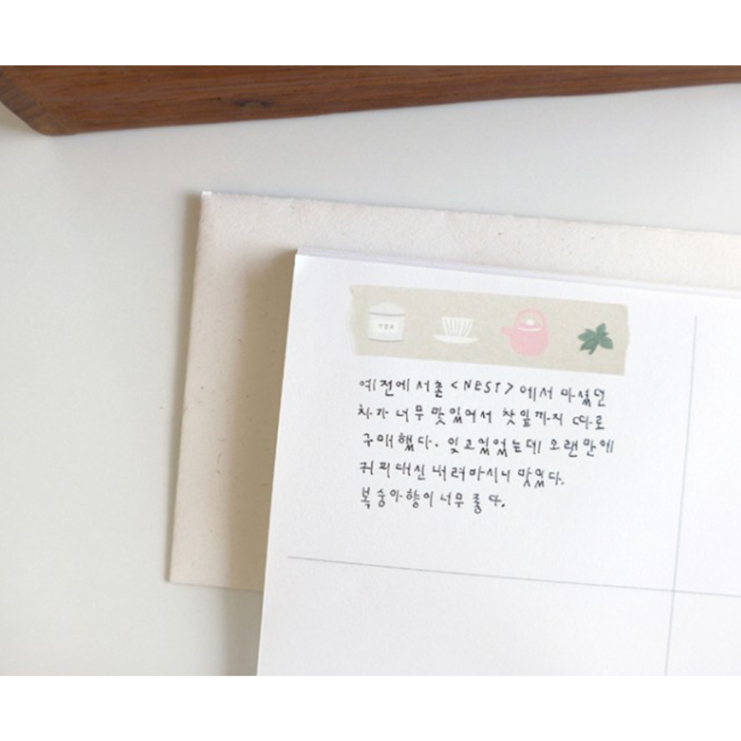 Suatelier Masking Tape - illust.01 — close-up