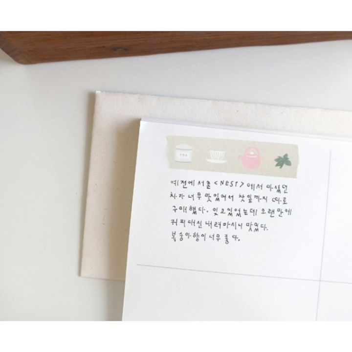 Suatelier Masking Tape - illust.01 — close-up