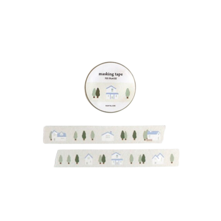 Suatelier Masking Tape - illust.02 — roll front