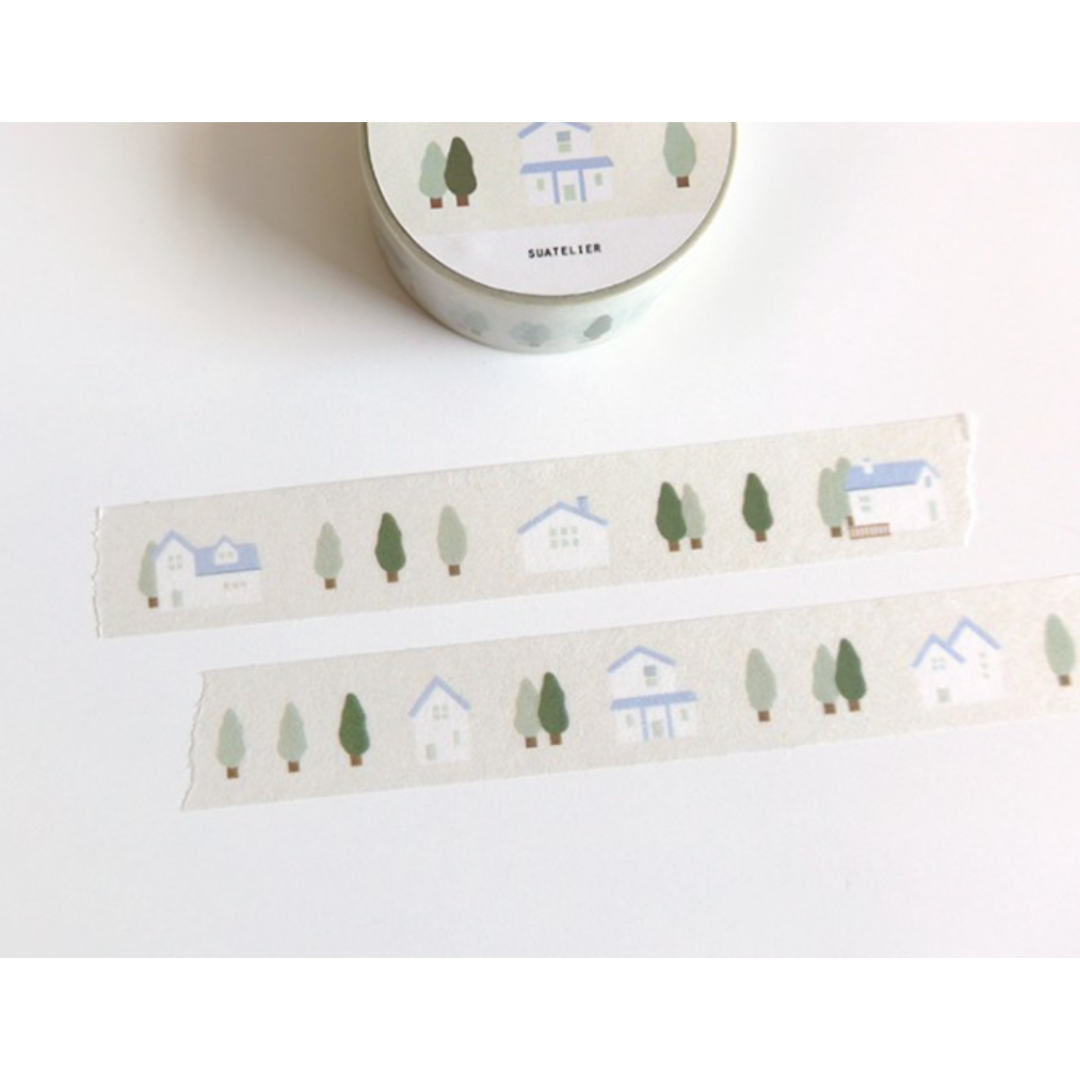 Suatelier Masking Tape - illust.02 — applied on surface