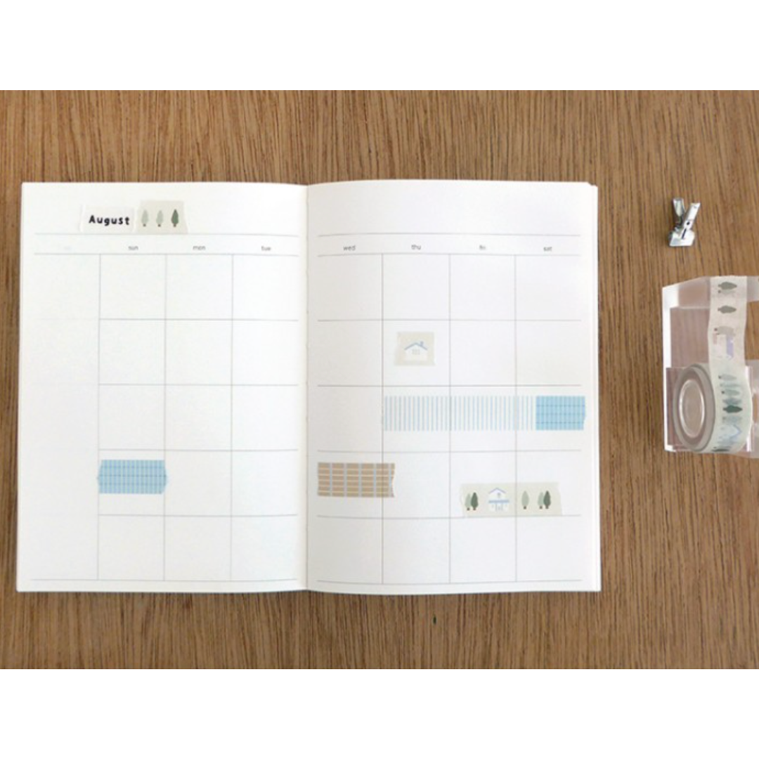 Suatelier Masking Tape - illust.02 — flat lay