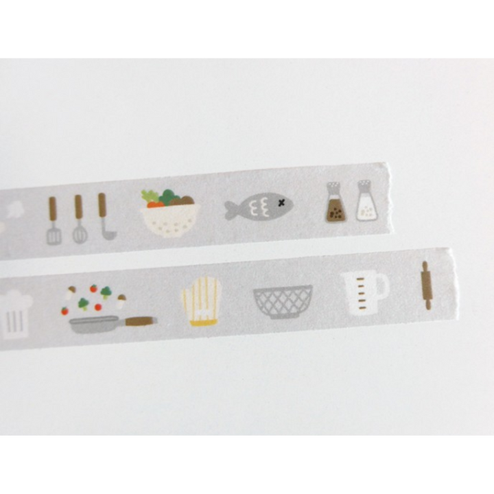 Suatelier Masking Tape in illust.03 — Suatelier washi tape — decorative Japanese paper tape for journaling and craft, at Cityluxe Singapore
