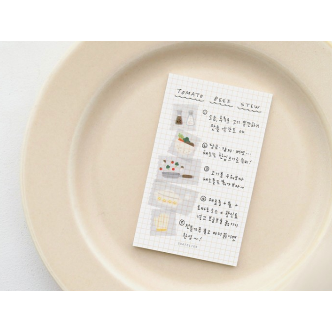 Suatelier Masking Tape in illust.03 — Suatelier washi tape — decorative Japanese paper tape for journaling and craft, at Cityluxe Singapore