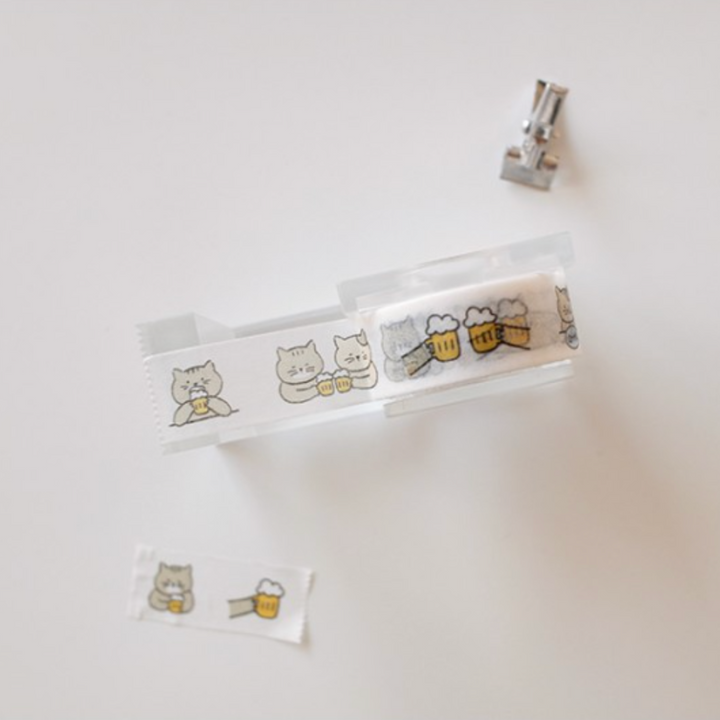 Suatelier Masking Tape in illust.06 — Suatelier washi tape — decorative Japanese paper tape for journaling and craft, at Cityluxe Singapore