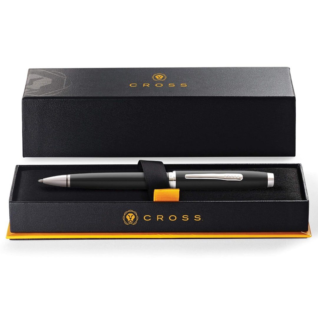 Cross Coventry Black Lacquer Ballpoint Pen — Cross ballpoint pen — reliable smooth-writing everyday pen, at Cityluxe Singapore