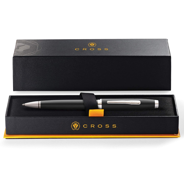Cross Coventry Black Lacquer Ballpoint Pen — Cross ballpoint pen — reliable smooth-writing everyday pen, at Cityluxe Singapore