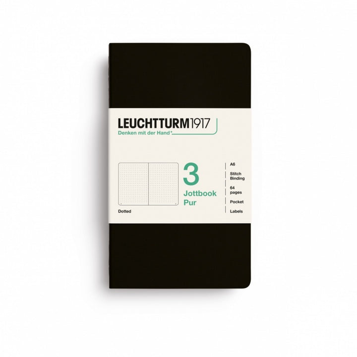 Leuchtturm1917 Jottbook Pur Pocket Dotted - Black