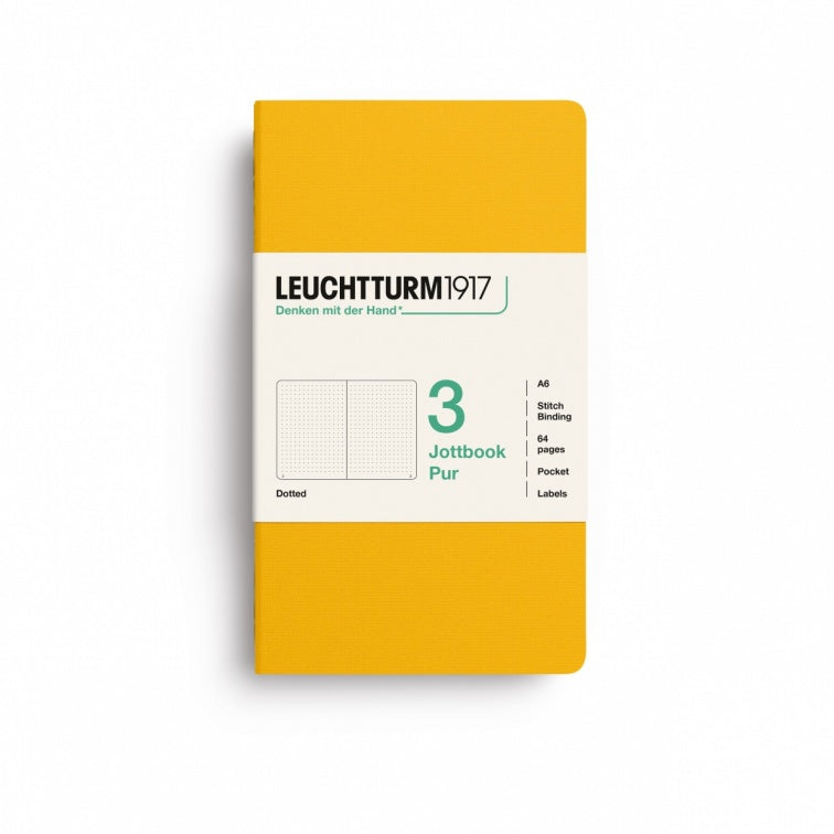 Leuchtturm1917 Jottbook Pur Pocket Dotted - Sunflower