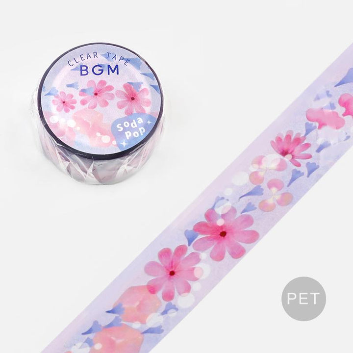 BGM Floral Cider Clear Tape